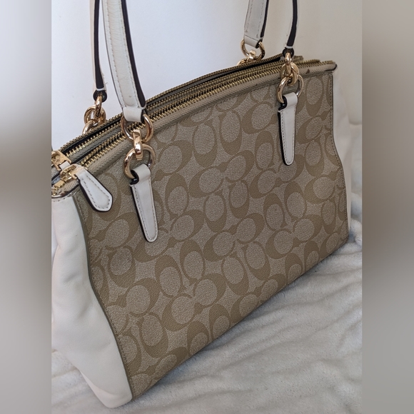 COACH White Monogram handbag - Picture 3 of 12